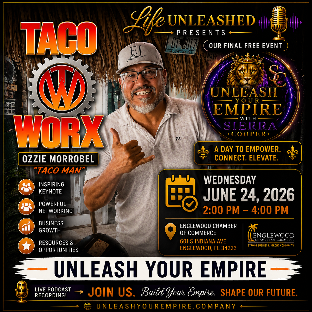 Guest Host — Ozzie Morrobel, Taco Worx